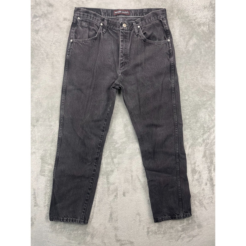 VTG Wrangler Men's‎ Dale Earnhardt Sr Jeans 34X30 (Real 33x30) Faded Black #3